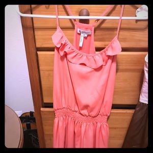 Coral BCBG dress
